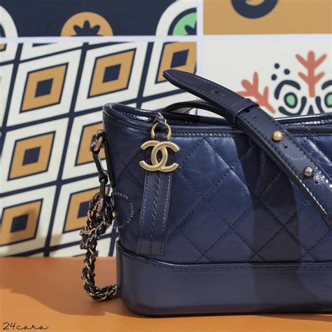 chanel gabrielle navy blue|Chanel gabrielle leather bag.